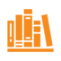 Main livros estante