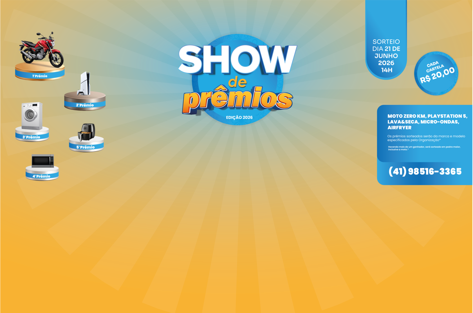 Show de Prêmios 2026 | PEQUENO COTOLENGO DO PARANA DOM ORIONE